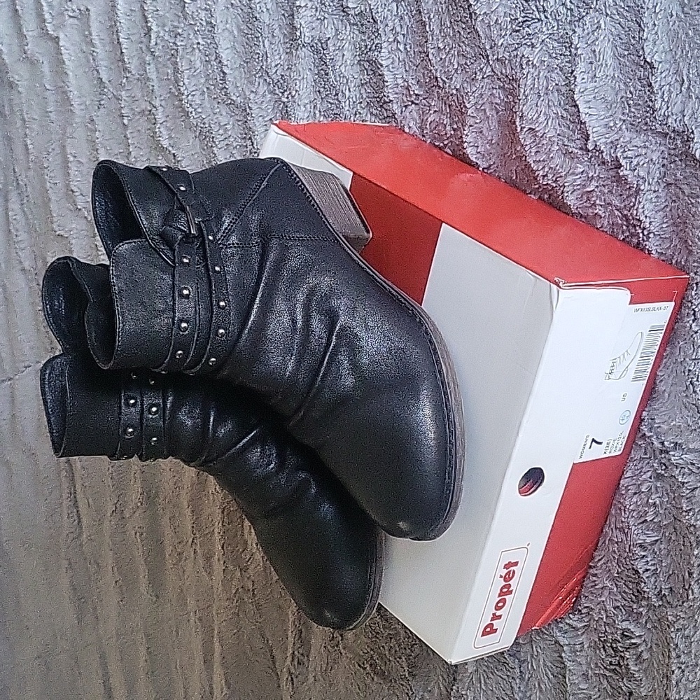 Propet leather booties